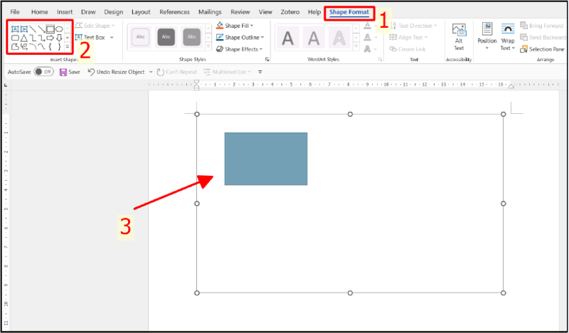 Vẽ shape trong khung