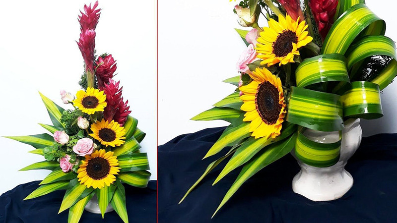 Bình hoa hướng dương