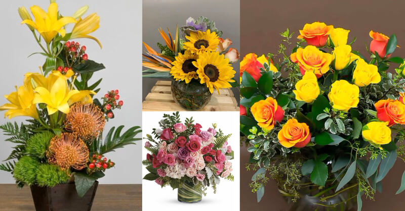 Các mẫu cắm hoa 20/11