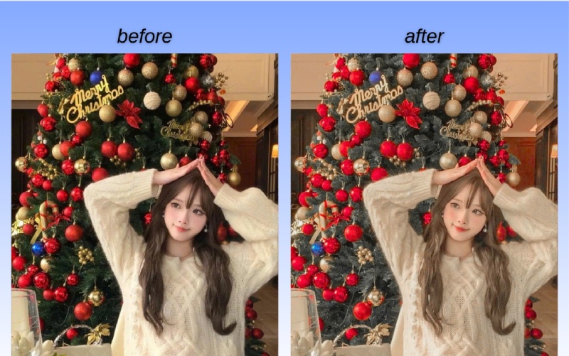 Ảnh trước và sau khi chỉnh màu rượu vang trên Lightroom