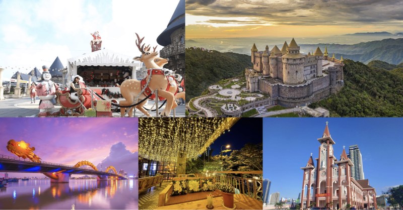 Những địa điểm nổi tiếng ở Đà Nẵng thích hợp vui chơi mùa Giáng sinh