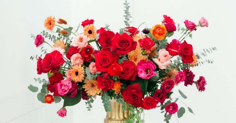 Hình ảnh giỏ hoa với đầy đủ máy sắc mừng ngày 20/11