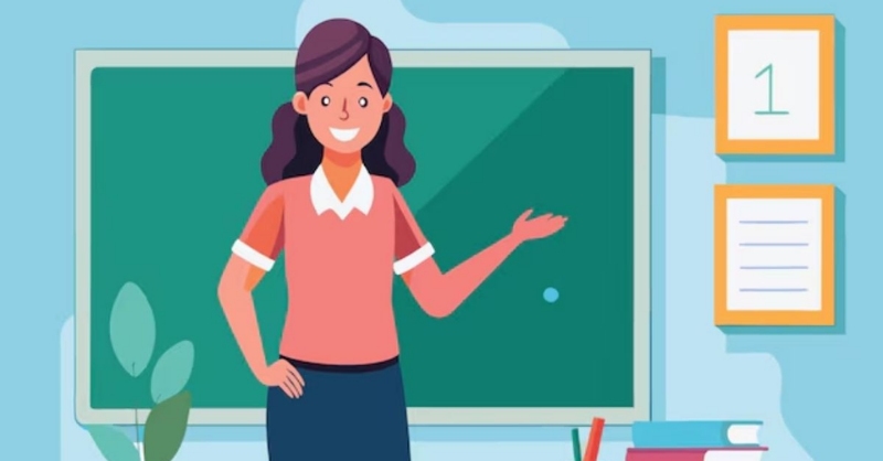 Ảnh hoạt hình 20/11 cô giáo dễ thương