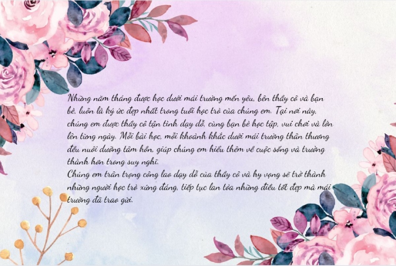 Mẫu lời ngỏ 20/11 hay, ý nghĩa