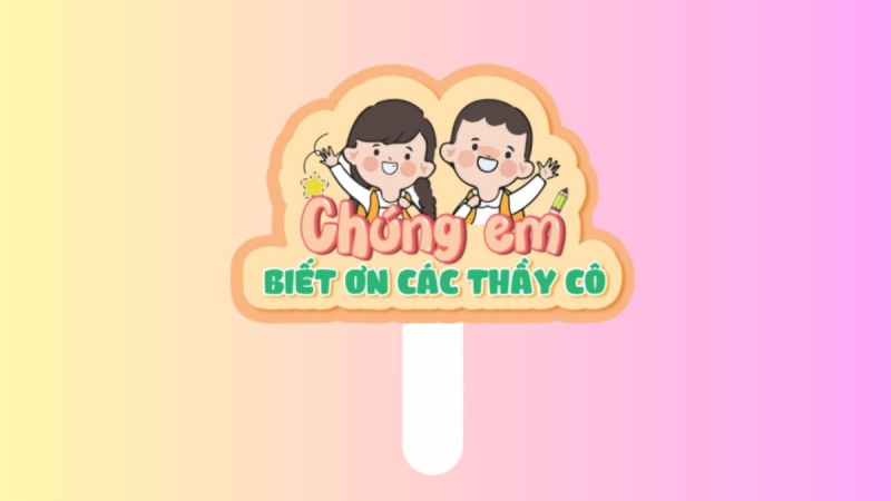 Hashtag chúng em biết ơn các thầy cô