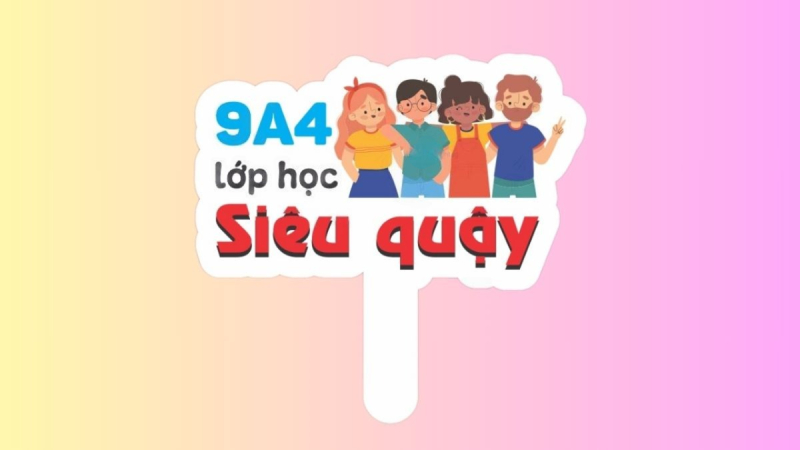 Hashtag lấy chủ đề lớp học siêu quậy