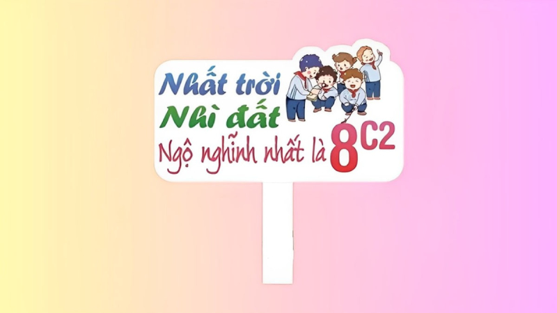 Hashtag nhất trời nhì đất, ngộ nghĩnh nhất lớp 8C2