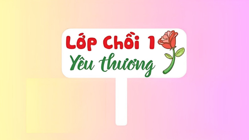 Hashtag lóp chồi 1 yêu thương
