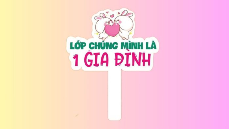 Hashtag lớp chúng mình là một gia đình