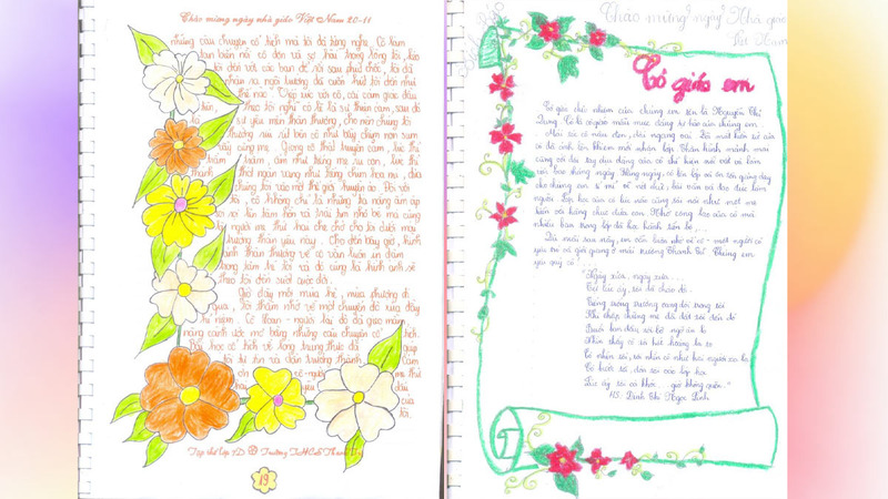 Bài viết cảm động tri ân thầy cô nhân