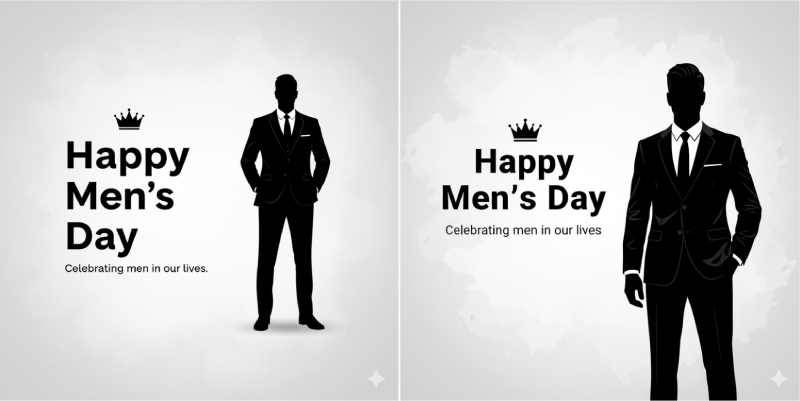 Ảnh 19/11 phong cách tối giản với quý ông mặc vest đen