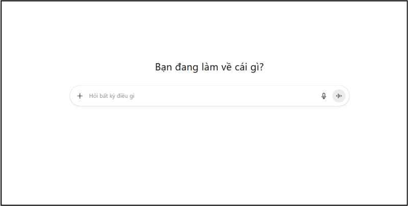 Giao diện chính của ChatGPT