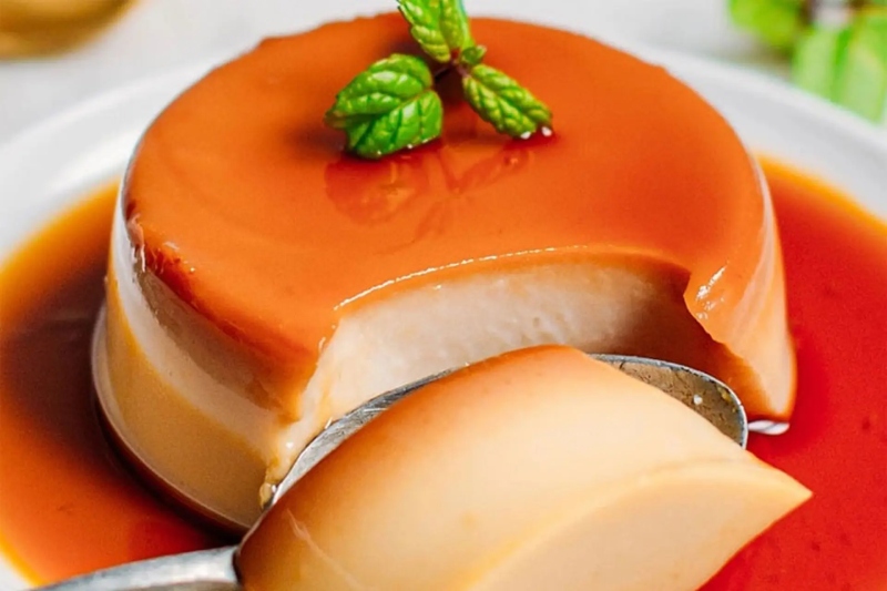 Bánh flan caramel