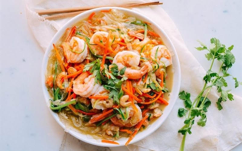 Gỏi miến trộn tôm thịt