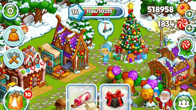 Game Happy New Year Farm: Christmas