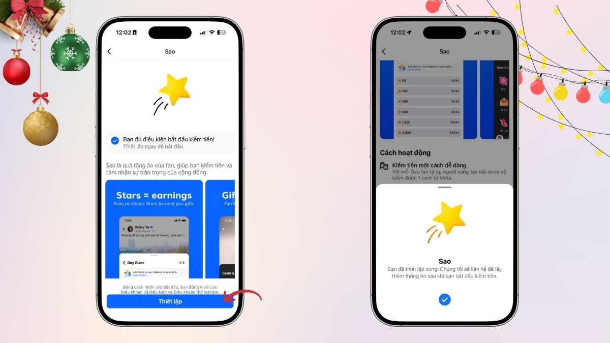 bat-kiem-tien-tu-noi-dung-tren-facebook-ca-nhan-4 Hoàn tất thiết lập sao