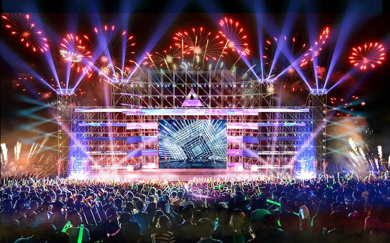 Chọn vị trí đứng phù hợp để xem Countdown Tết