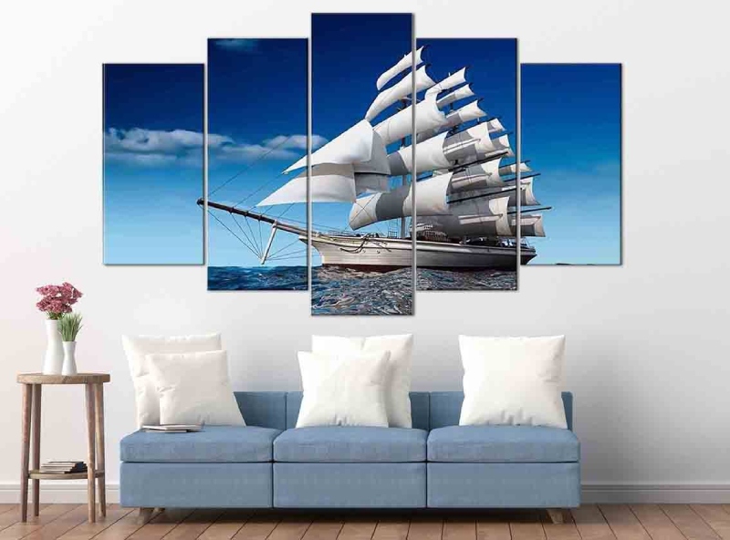 Tranh treo tường thuận buồm xui gió