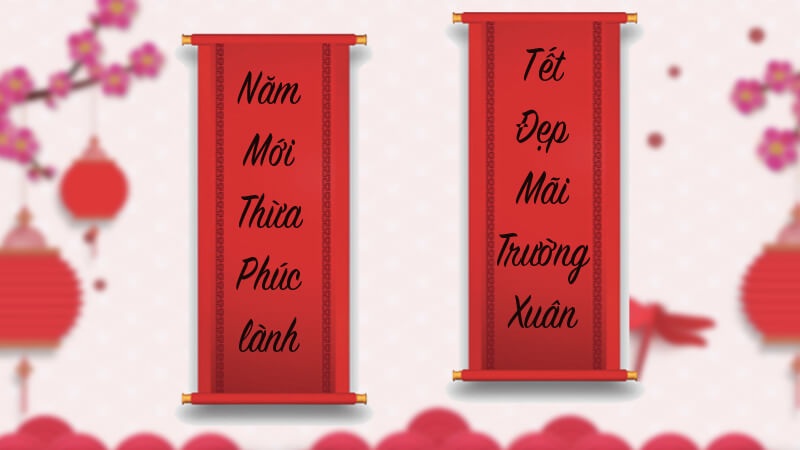 Câu đối Tết 5 chữ