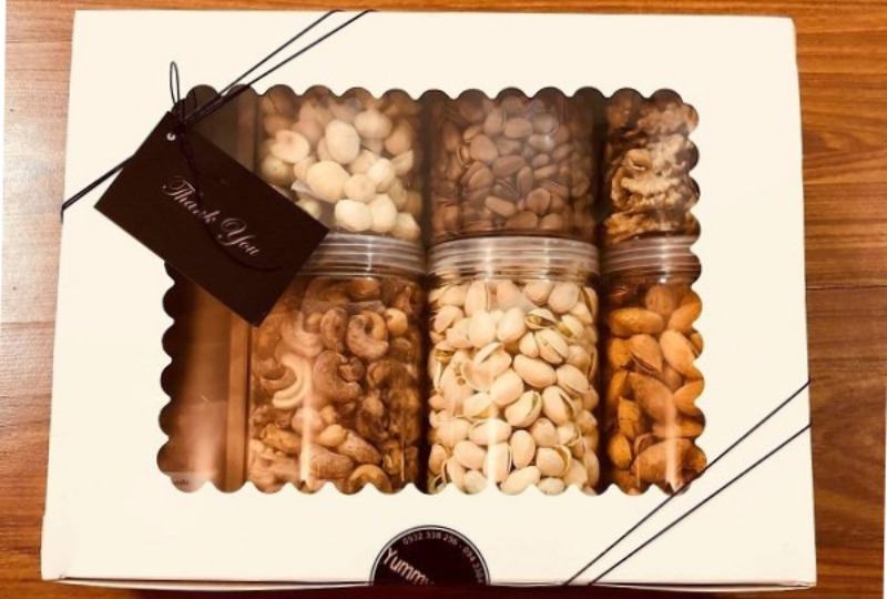 Hộp quà tết các loại hạt dinh dưỡng