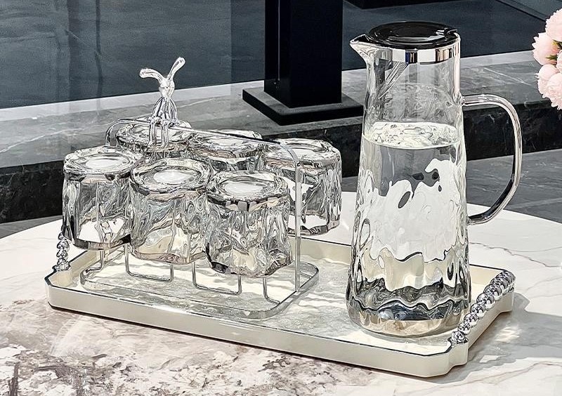 Bộ bình nước và ly thủy tinh