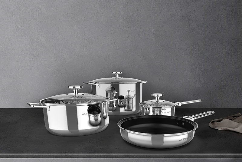 bộ nồi inox và chảo chống dính