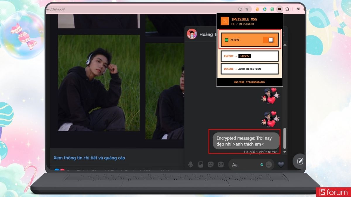 cach-gui-tin-nhan-tang-hinh-tren-facebook-11 Bật ứng dụng Extension