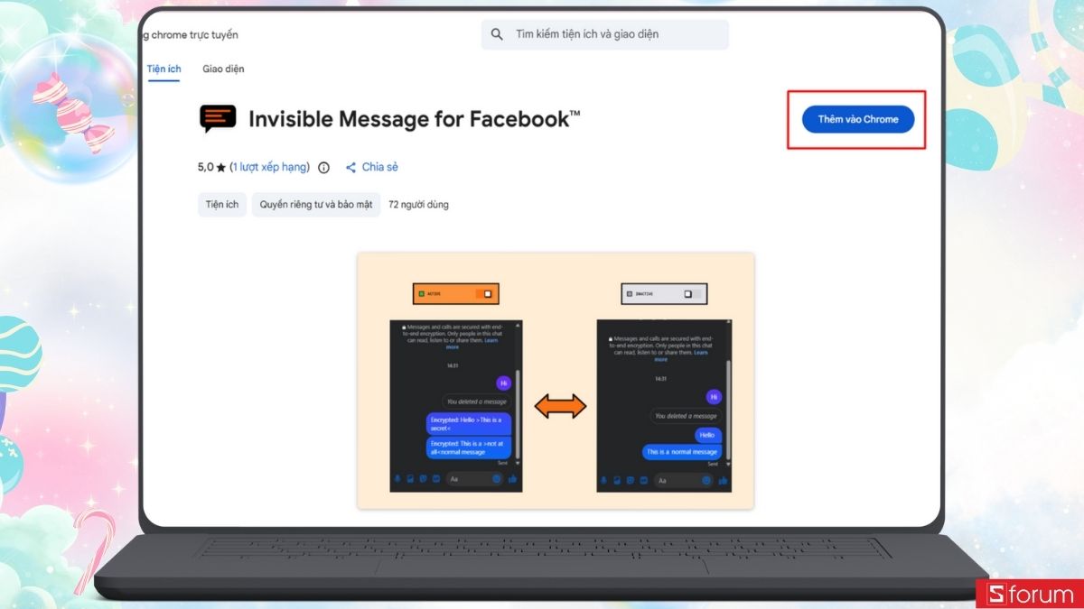 cach-gui-tin-nhan-tang-hinh-tren-facebook-5 Thêm ứng dụng vào Chrome