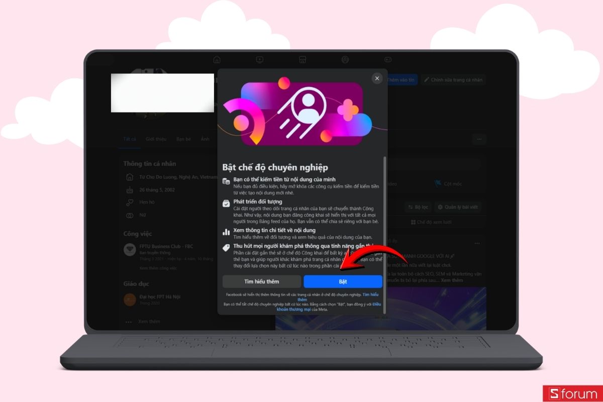 Hoàn tất thiết lập ban đầu