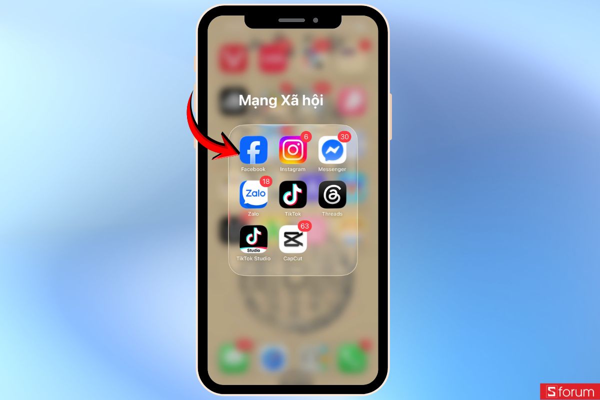 huong-dan-fanpage-facebook-da-thich-8 Truy cập vào Facebook trên điện thoại