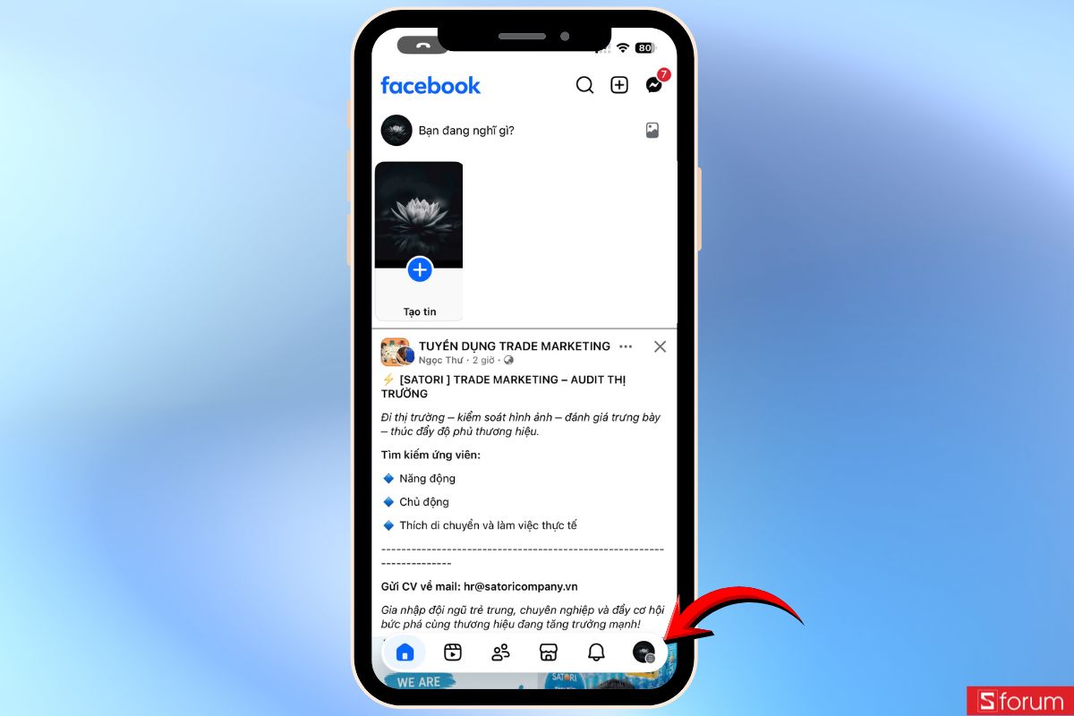 huong-dan-fanpage-facebook-da-thich-91 Vào cài đặt